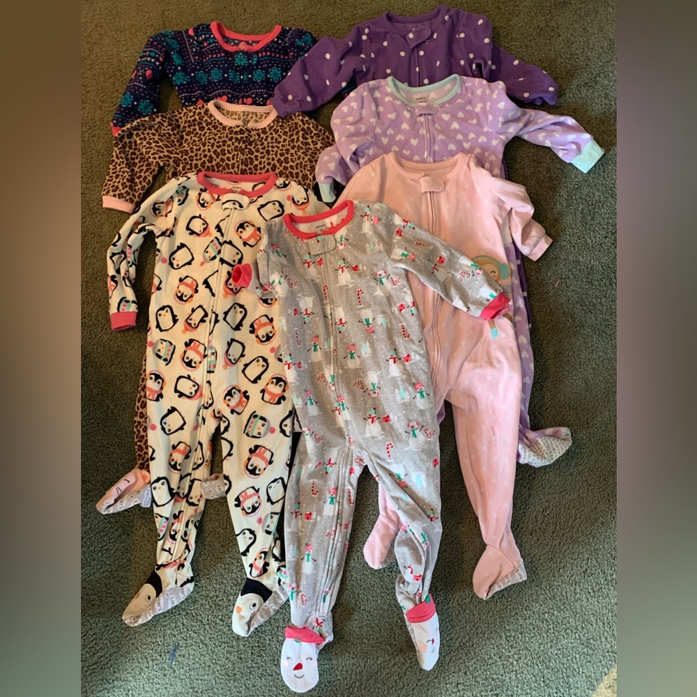 Lot of 7 3T carters Footies